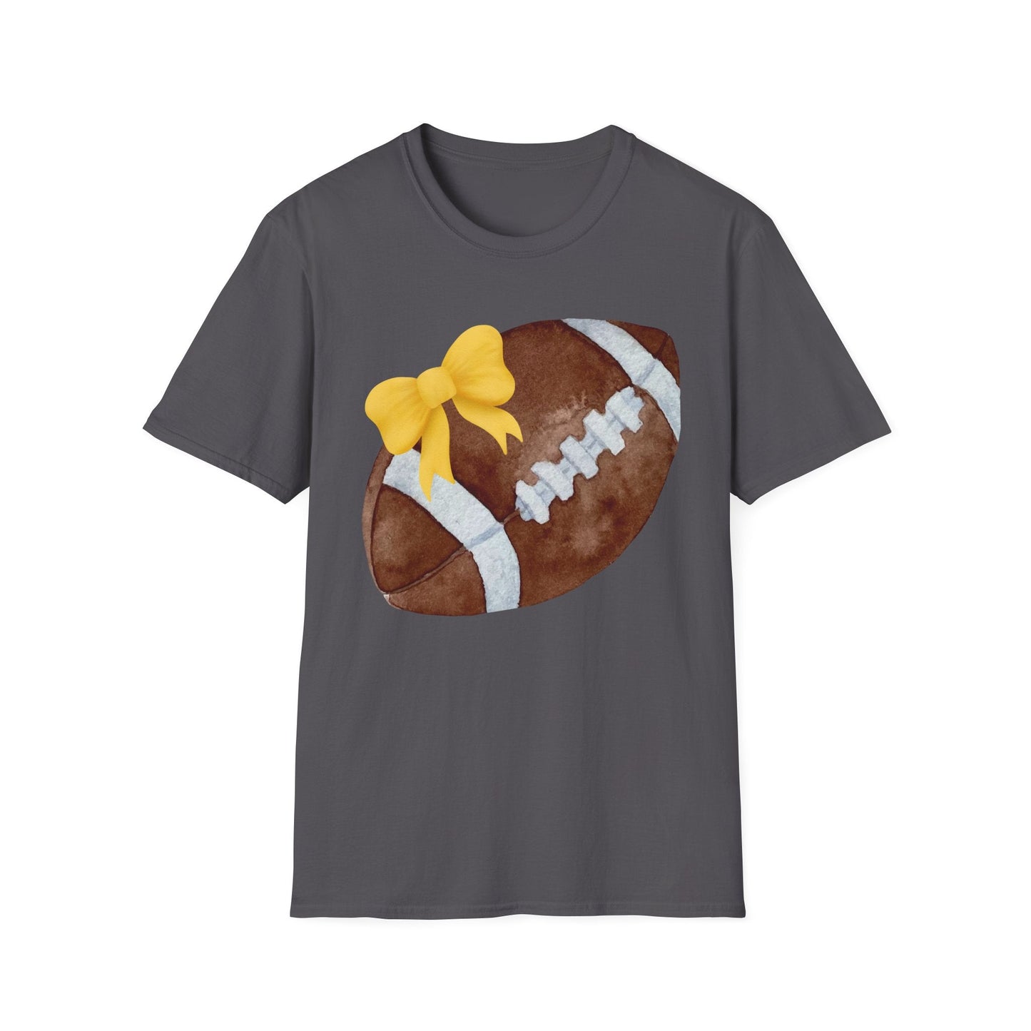 Football T-Shirt with Yellow Bow