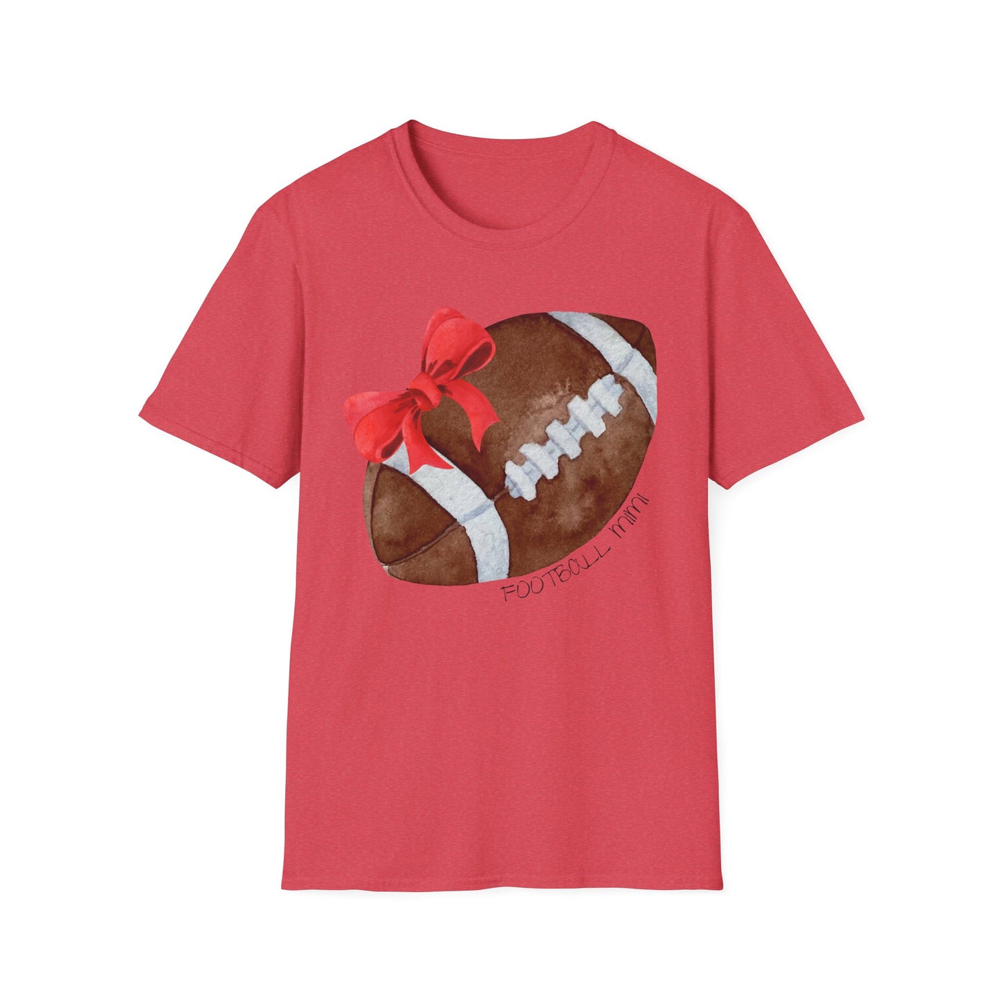 Football Mimi T-Shirt with Red Bow