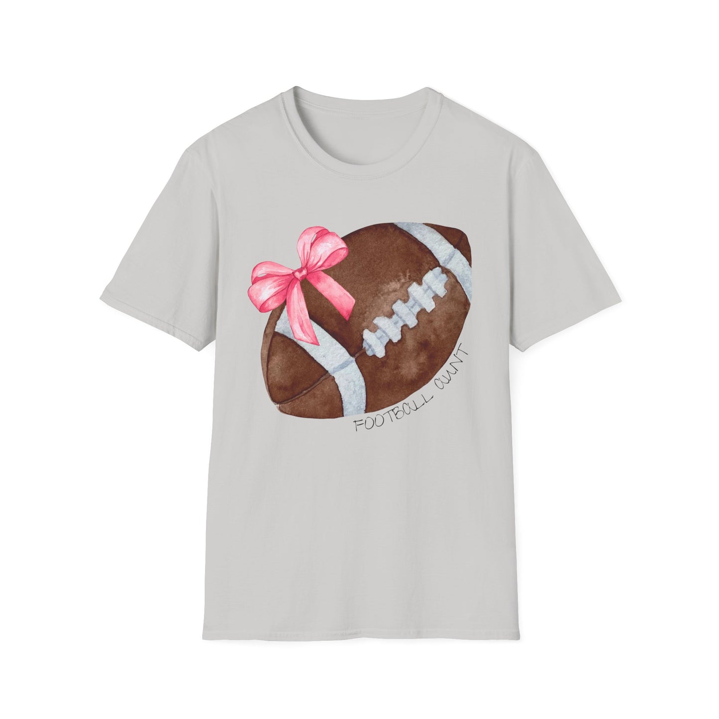 Football Aunt T-Shirt with Pink Bow