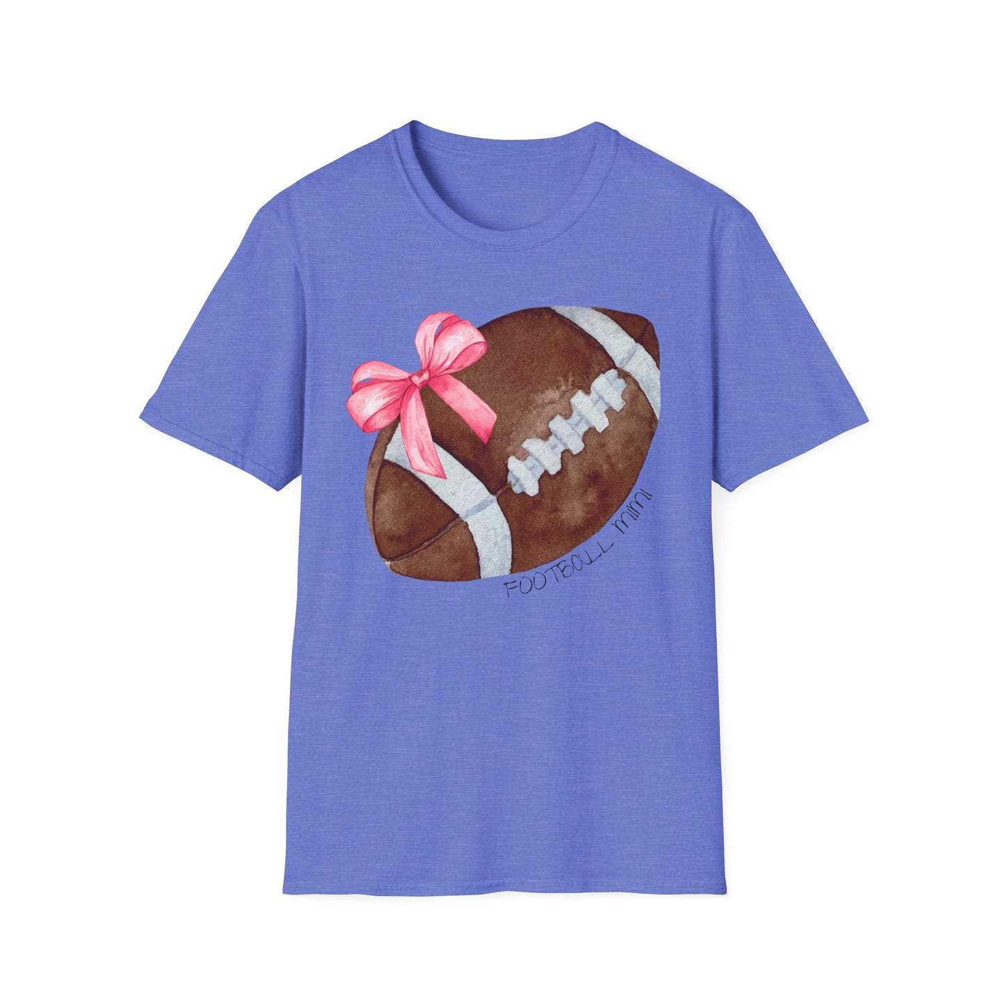 Football Mimi T-Shirt with Pink Bow