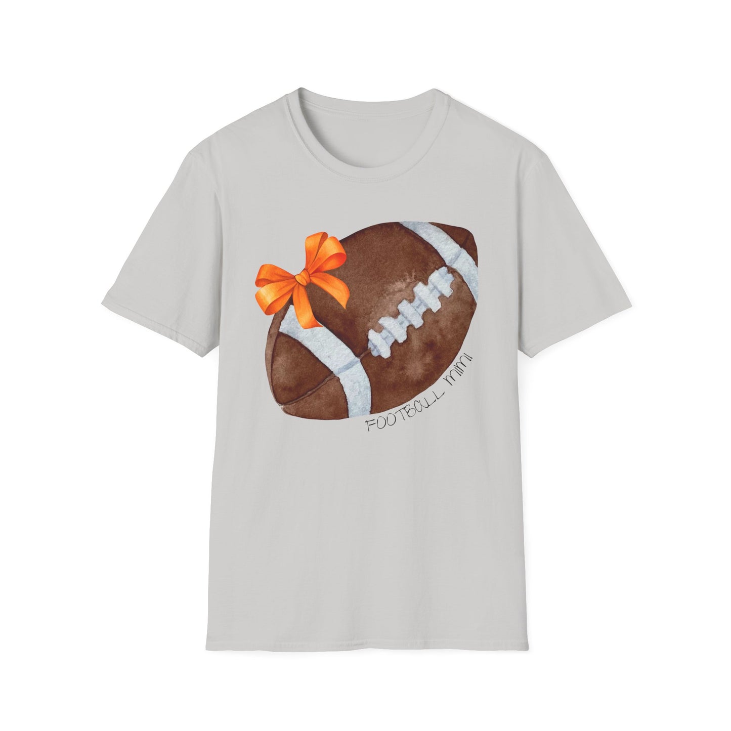 Football Mimi T-Shirt with Orange Bow