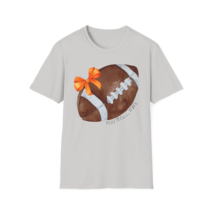 Football Mimi T-Shirt with Orange Bow