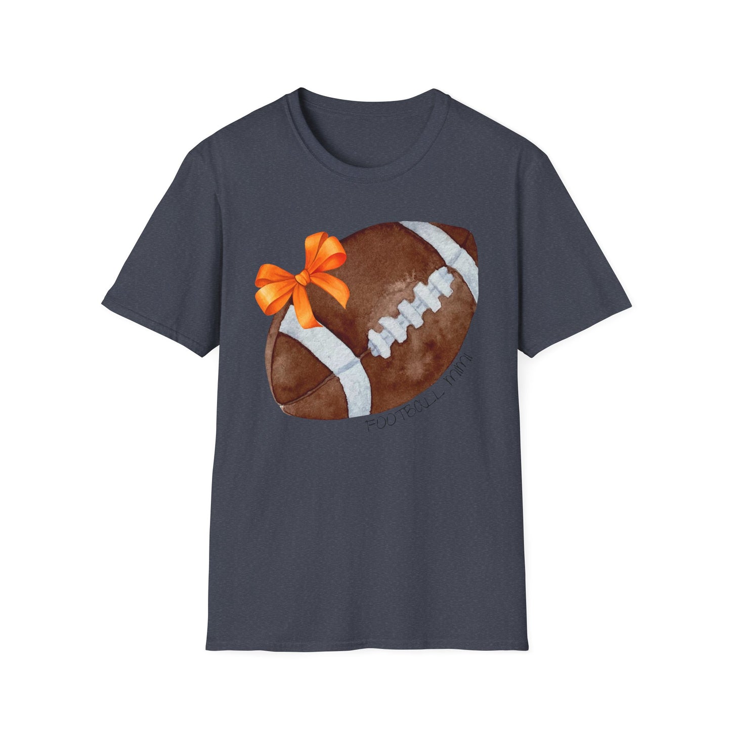 Football Mimi T-Shirt with Orange Bow