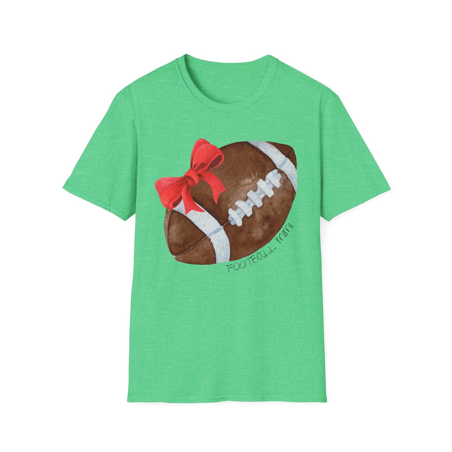 Football Mimi T-Shirt with Red Bow