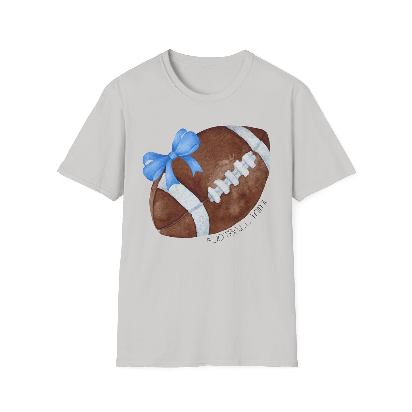 Football Mimi T-Shirt with Blue Bow