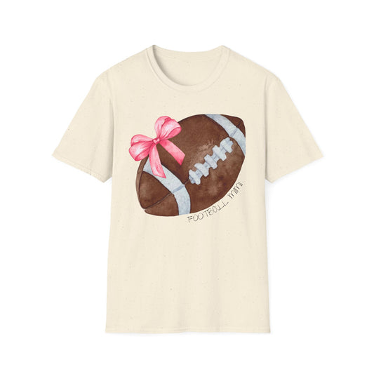 Football Mimi T-Shirt with Pink Bow