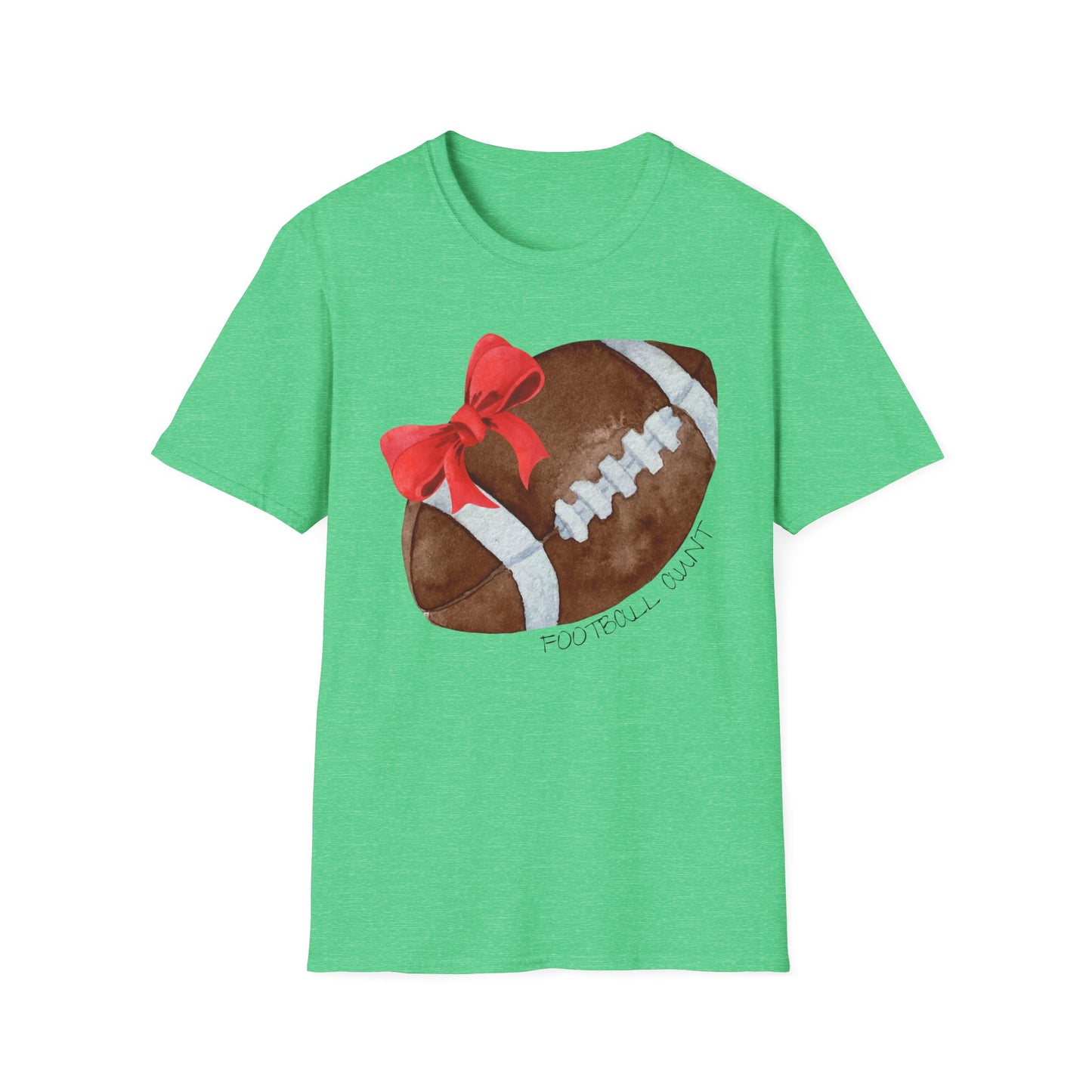 Football Aunt T-Shirt with Red Bow