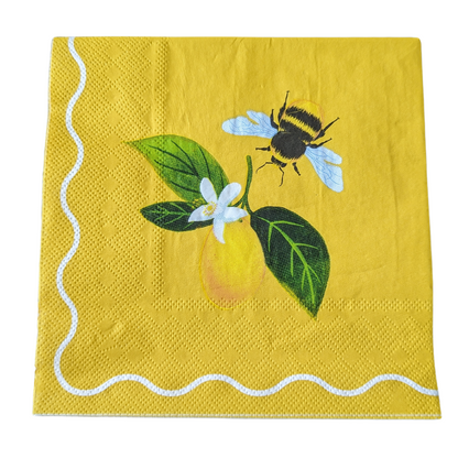 Birds and Bees Napkins - Individual Styles