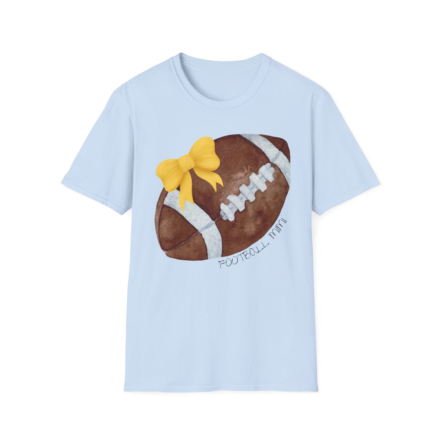 Football Mimi T-Shirt with Yellow Bow