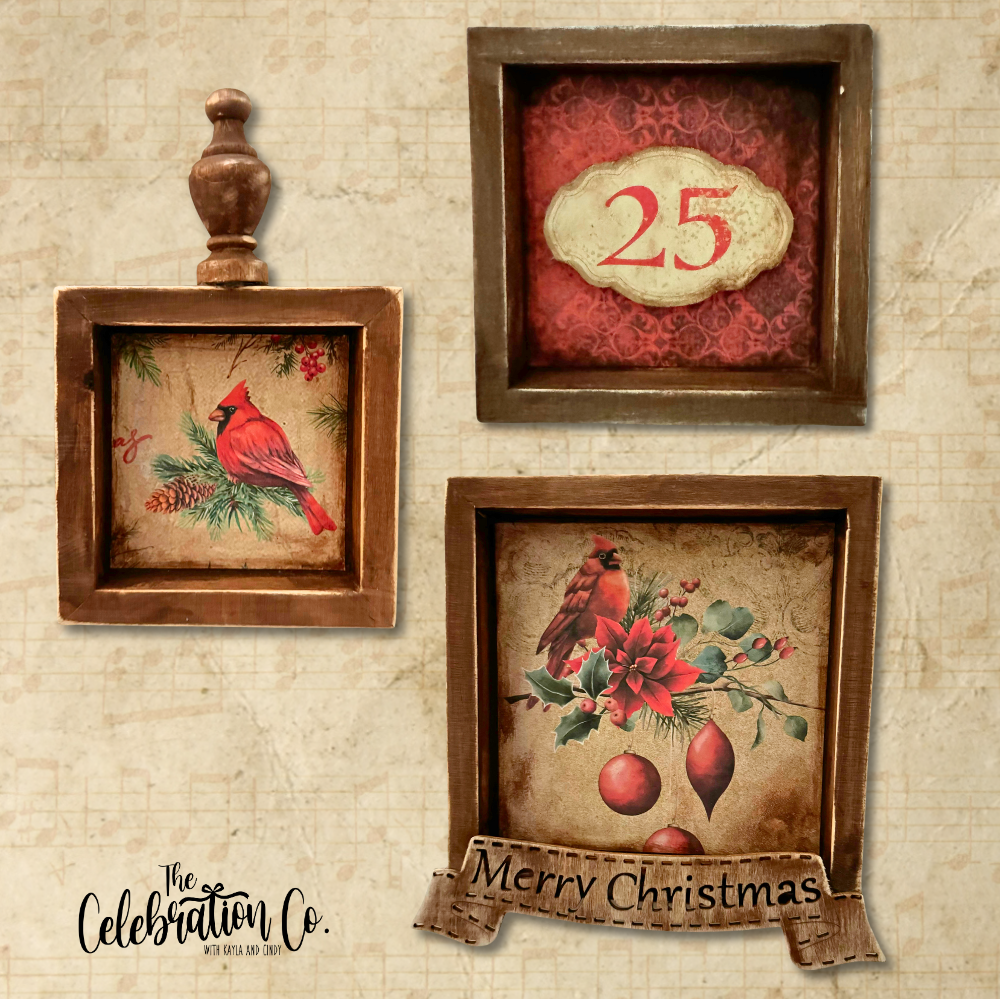 Wooden Canvases - Package of 3 Sizes