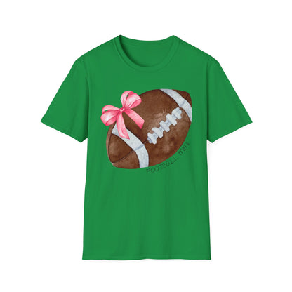 Football Mimi T-Shirt with Pink Bow