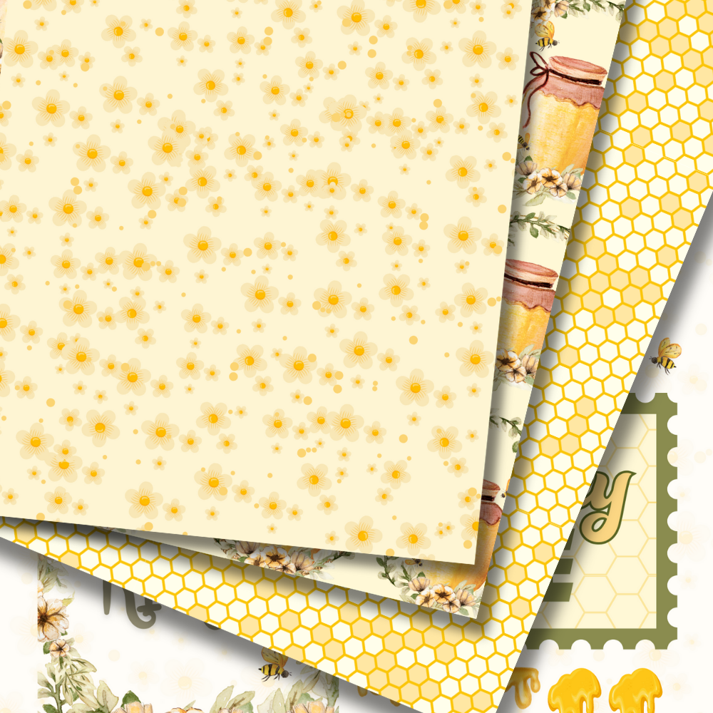 Cute As Can Bee - Digital Download - Craft Paper Package