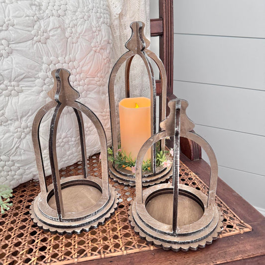 Cloche (Open) Candle Holders