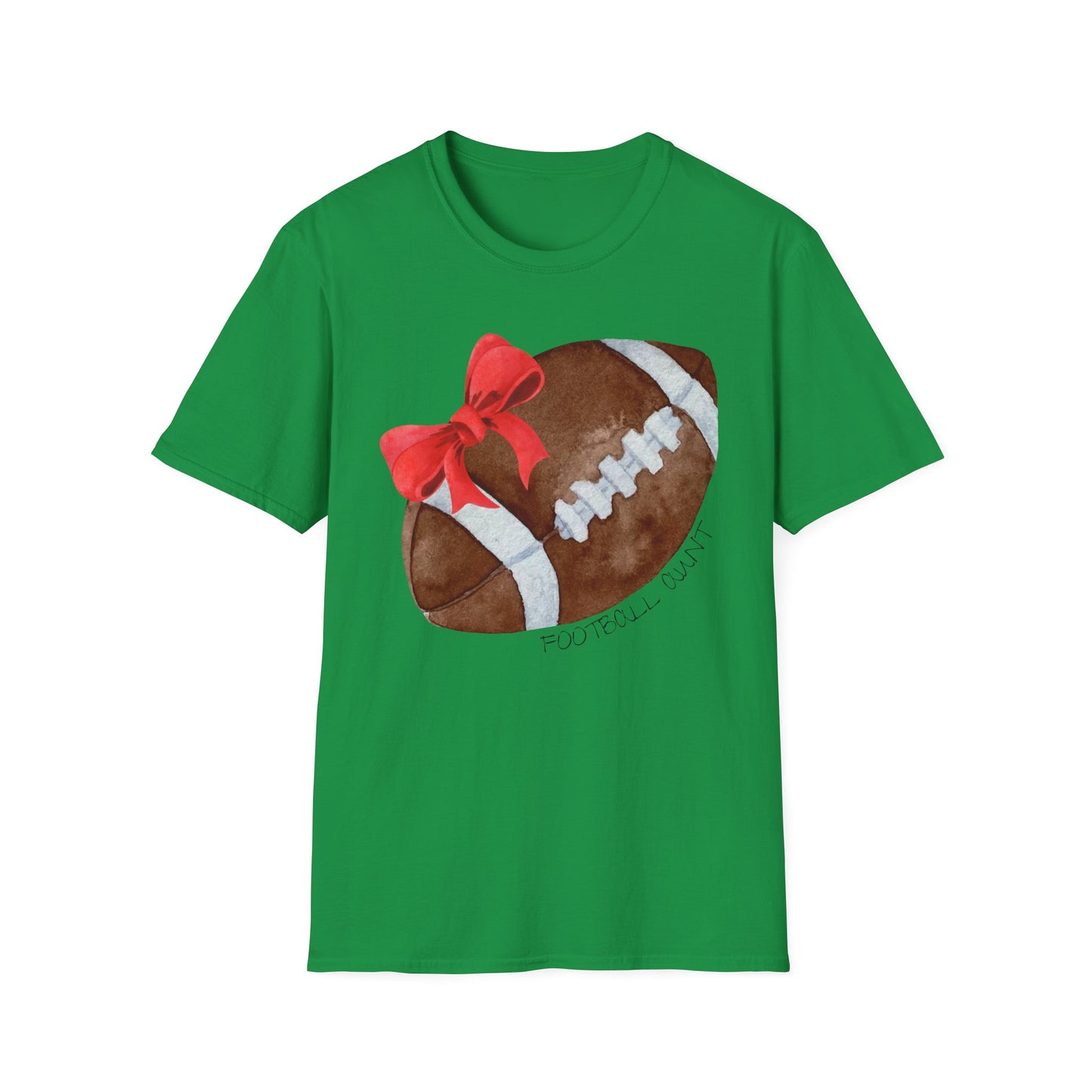 Football Aunt T-Shirt with Red Bow