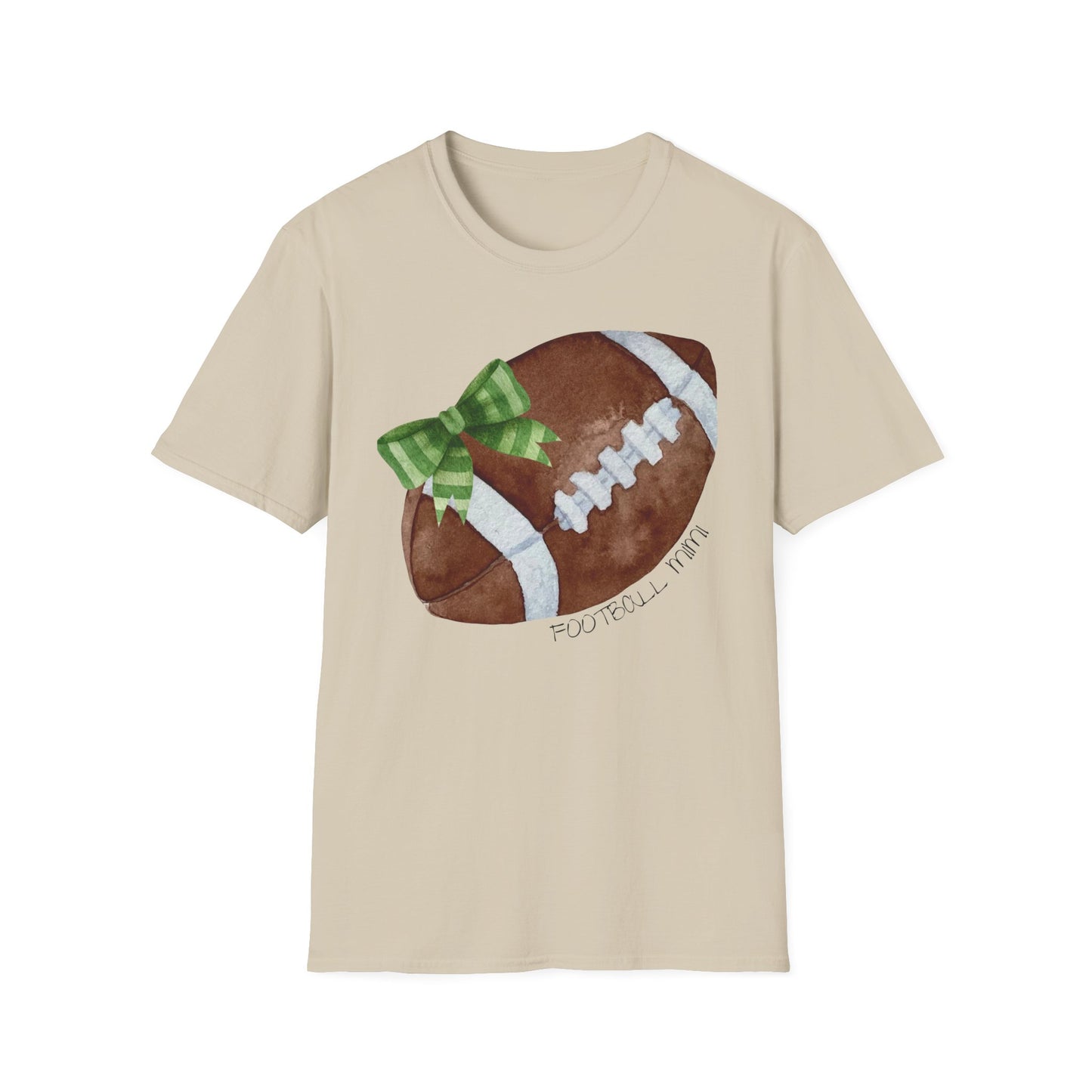 Football Mimi T-Shirt with Green Bow