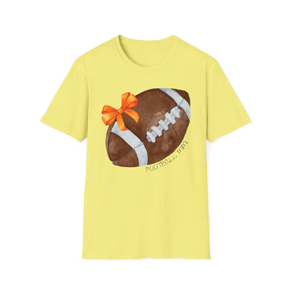 Football Mimi T-Shirt with Orange Bow