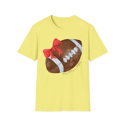 Football Mimi T-Shirt with Red Bow