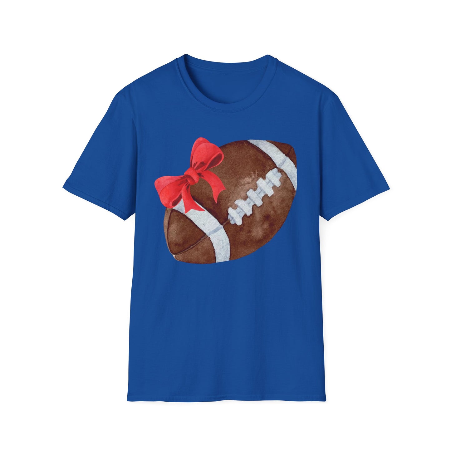 Football T-Shirt with Red Bow