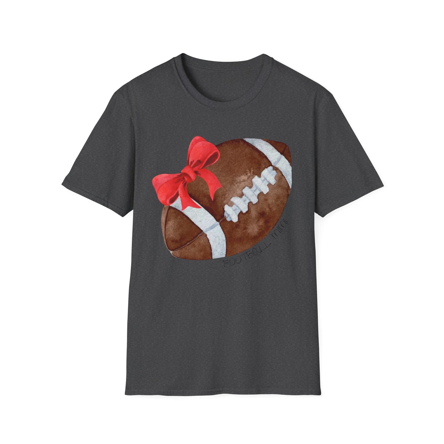 Football Mimi T-Shirt with Red Bow