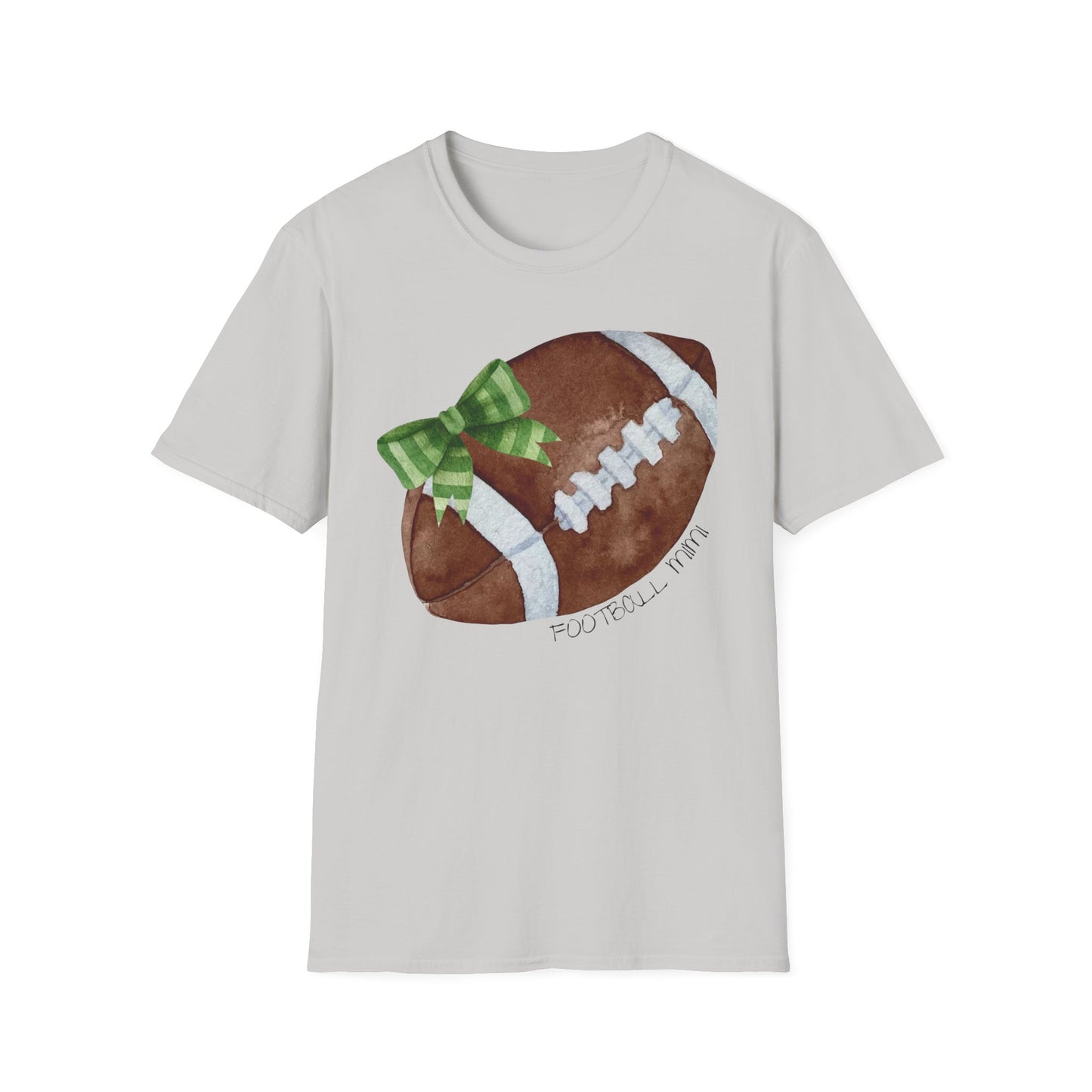 Football Mimi T-Shirt with Green Bow