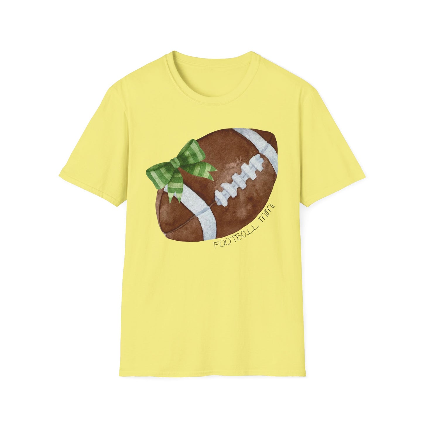 Football Mimi T-Shirt with Green Bow