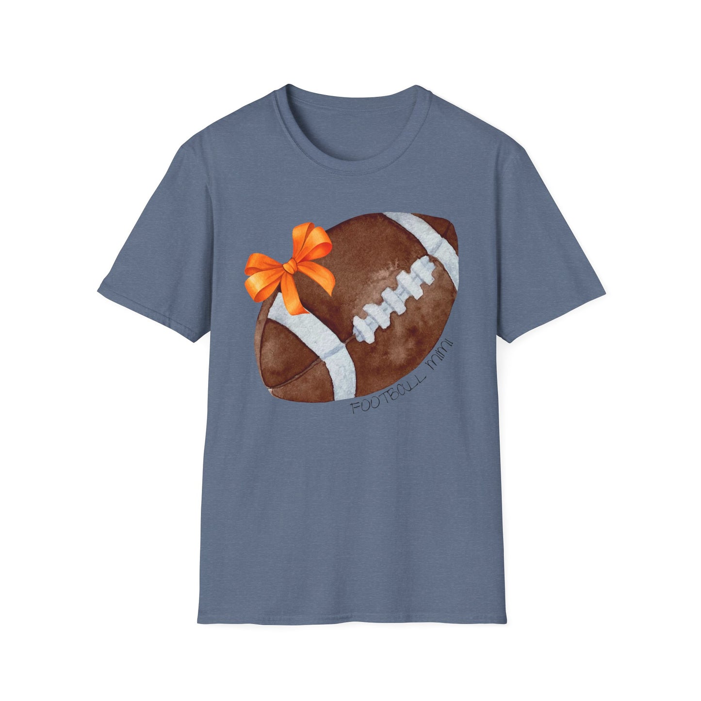 Football Mimi T-Shirt with Orange Bow