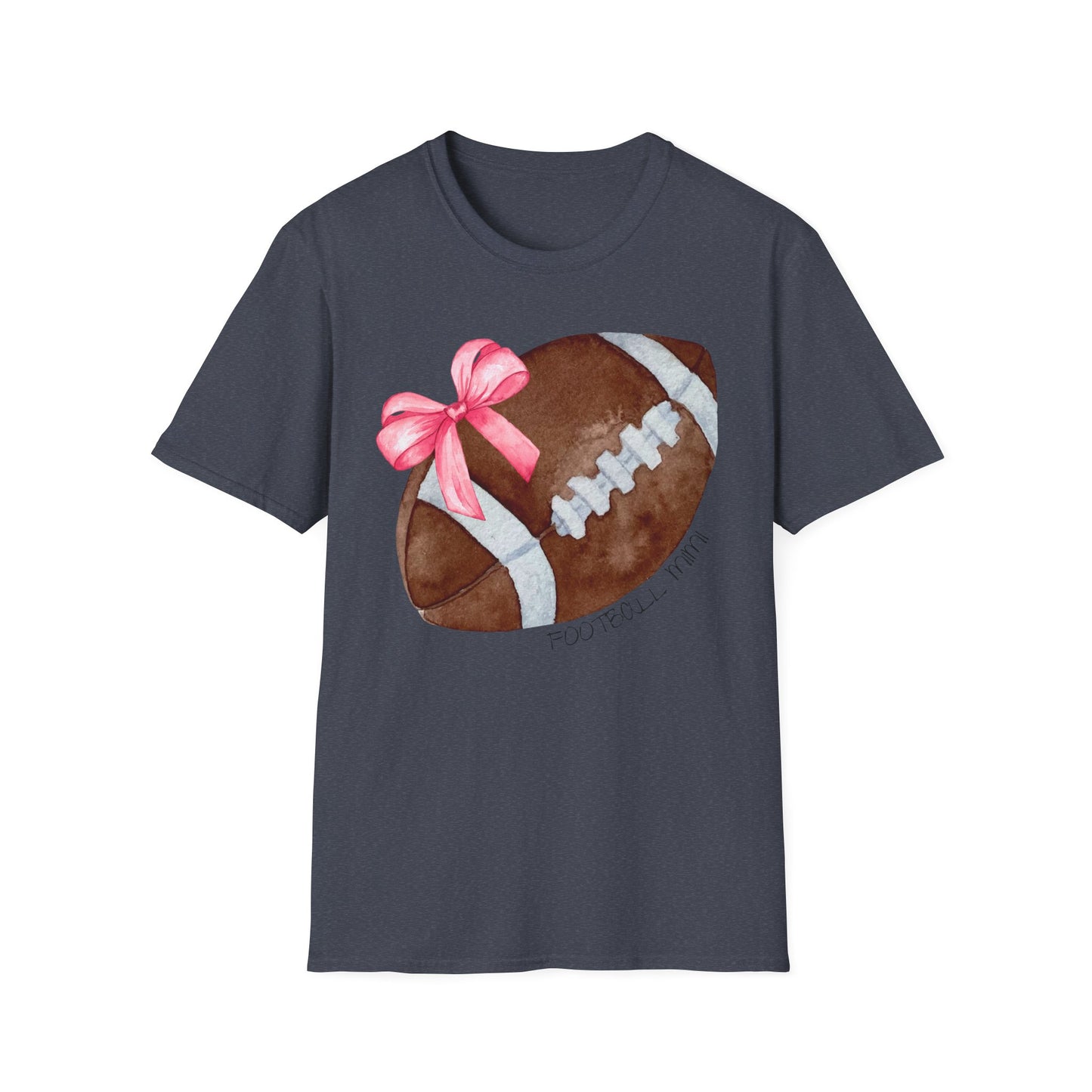 Football Mimi T-Shirt with Pink Bow