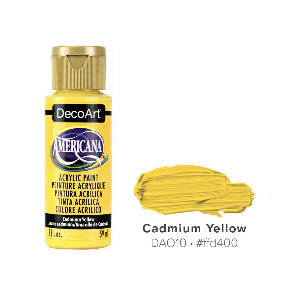 DecoArt Americana Acrylic Paint - 2 oz. - YELLOWS & ORANGES