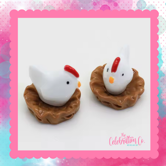 Mini Chicken & Nest (Package of 4 Sets)