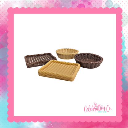 Mini Resin Baskets (Package of 4)