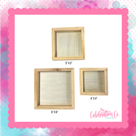 Wooden Canvases - Package of 3 Sizes