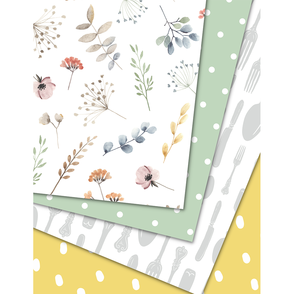 Farmhouse in Color - Digital Download - Craft Paper Package - The Celebration Co.