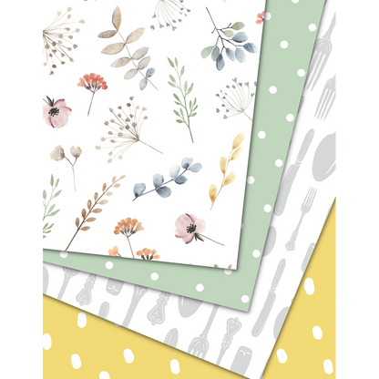 Farmhouse in Color - Digital Download - Craft Paper Package - The Celebration Co.