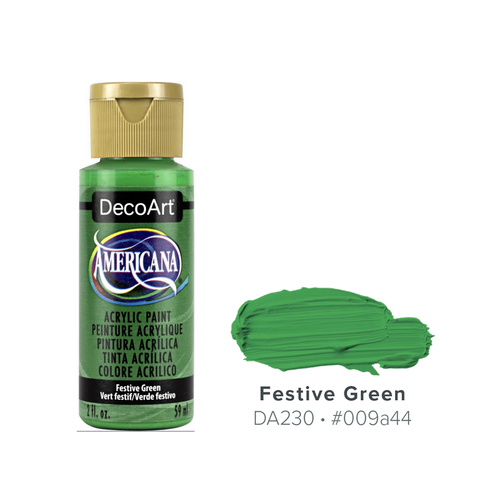 DecoArt Americana Acrylic Paint - 2 oz. - GREENS