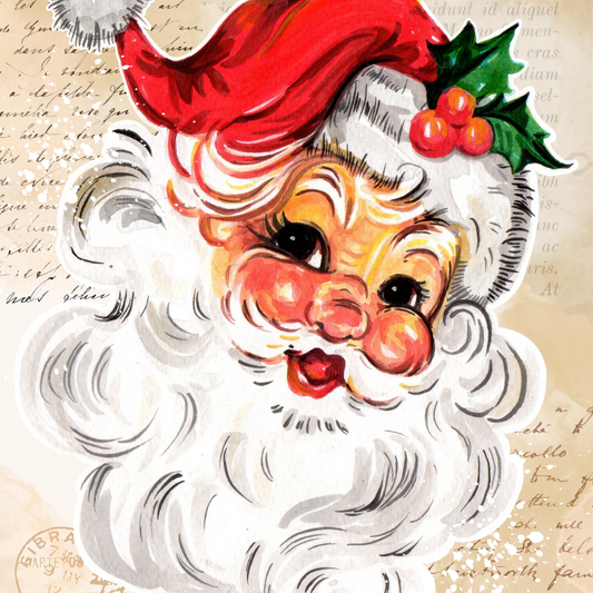 Santa Face - Digital Download (Freebie)