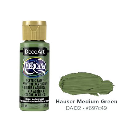 DecoArt Americana Acrylic Paint - 2 oz. - GREENS