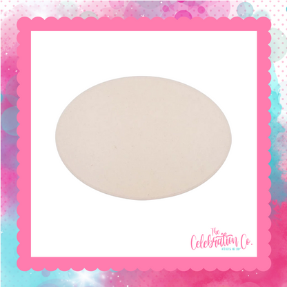 MDF Wood Board - Oval - with Free Printables