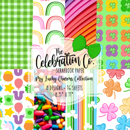 My Lucky Charms - Digital Download - Craft Paper Package - The Celebration Co.