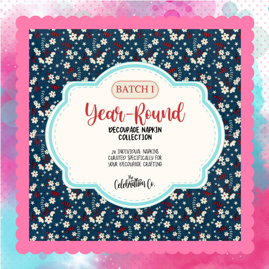 Year-Round Celebrations Decoupage Napkin Collection #1