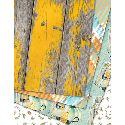 Painted Autumn - Digital Download - Craft Paper Package - The Celebration Co.