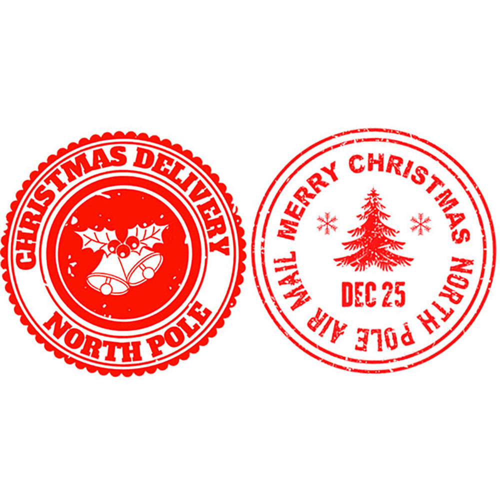 Two Christmas Sticker Stamps (Freebie) - The Celebration Co.