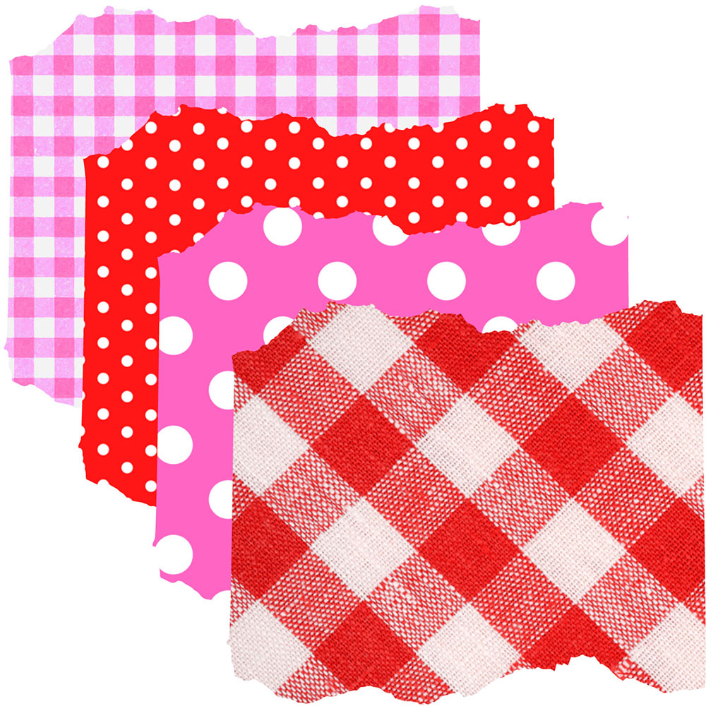 Valentine Crafting Paper (4 Designs) - Pink and Red - Digital Download (Freebie) - The Celebration Co.