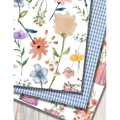 Wildflower Garden - Digital Download - Craft Paper Package - The Celebration Co.