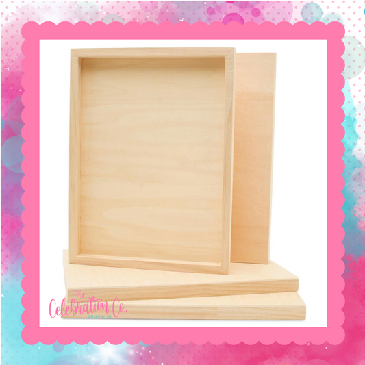 Blank Wood Canvas with (5) FREE Digital Downloads - 5" x 7"