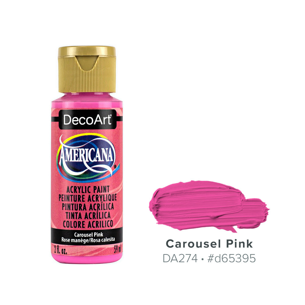 DecoArt Americana Acrylic Paint - 2 oz. - PINKS