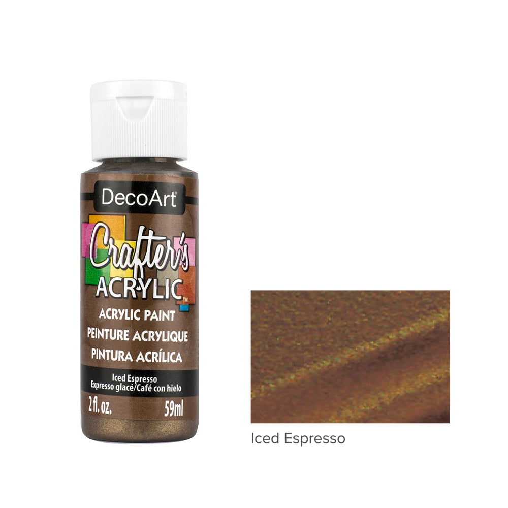 DecoArt Americana Acrylic Paint 2 Oz METALLICS The Celebration Co   Iced Espresso Copy 