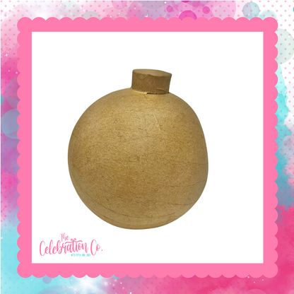 Paper Mache Peek Hole Ornament - 6"